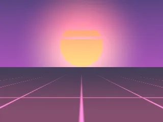 Synthwave Grid
